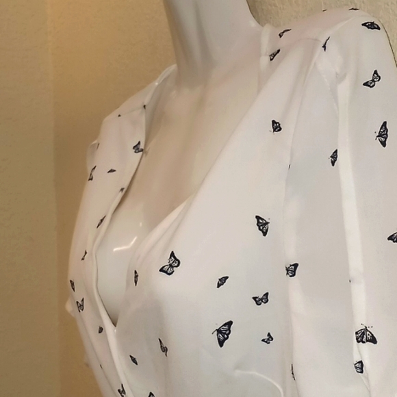 Dynamite Wrap Maxi 🦋 Tunic Tunique Top - Picture 3 of 12